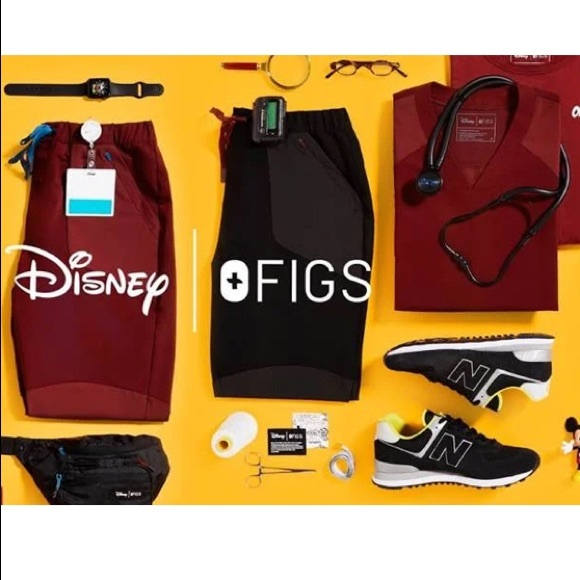 NWT FIGS SCRUB SET Disney Mickey Mouse Set - Picture 2 of 9